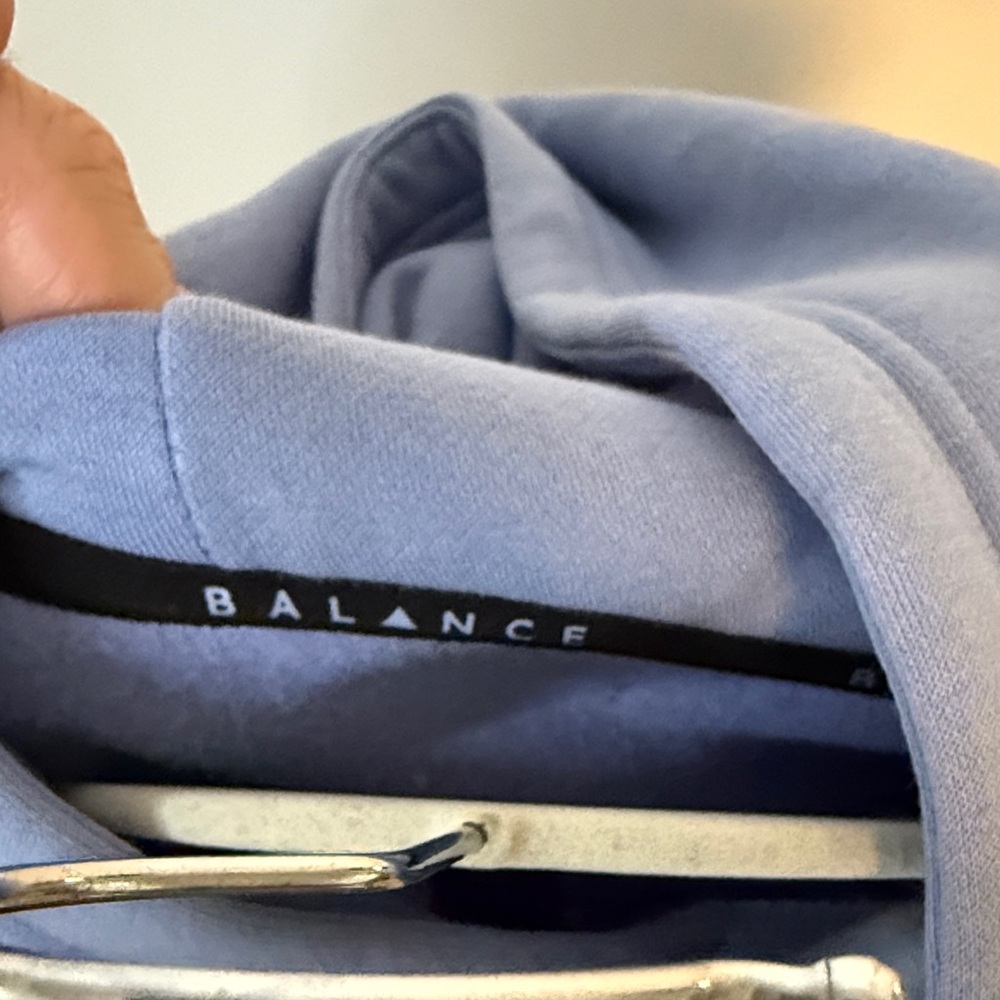Vitality Casual Blue Cropped Hoodie for Women - Picture 4 of 4